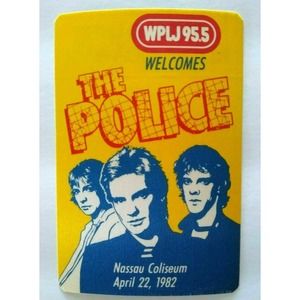 The Police Backstage Pass Concert Tour 1982 Ghost In The Machine Nassau Coliseum